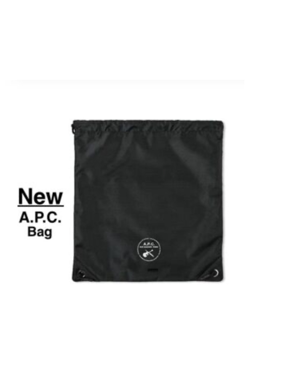 New A.P.C. GUITAR LOGO SWIM BAG
BLACK ⭐️⭐️⭐️⭐️